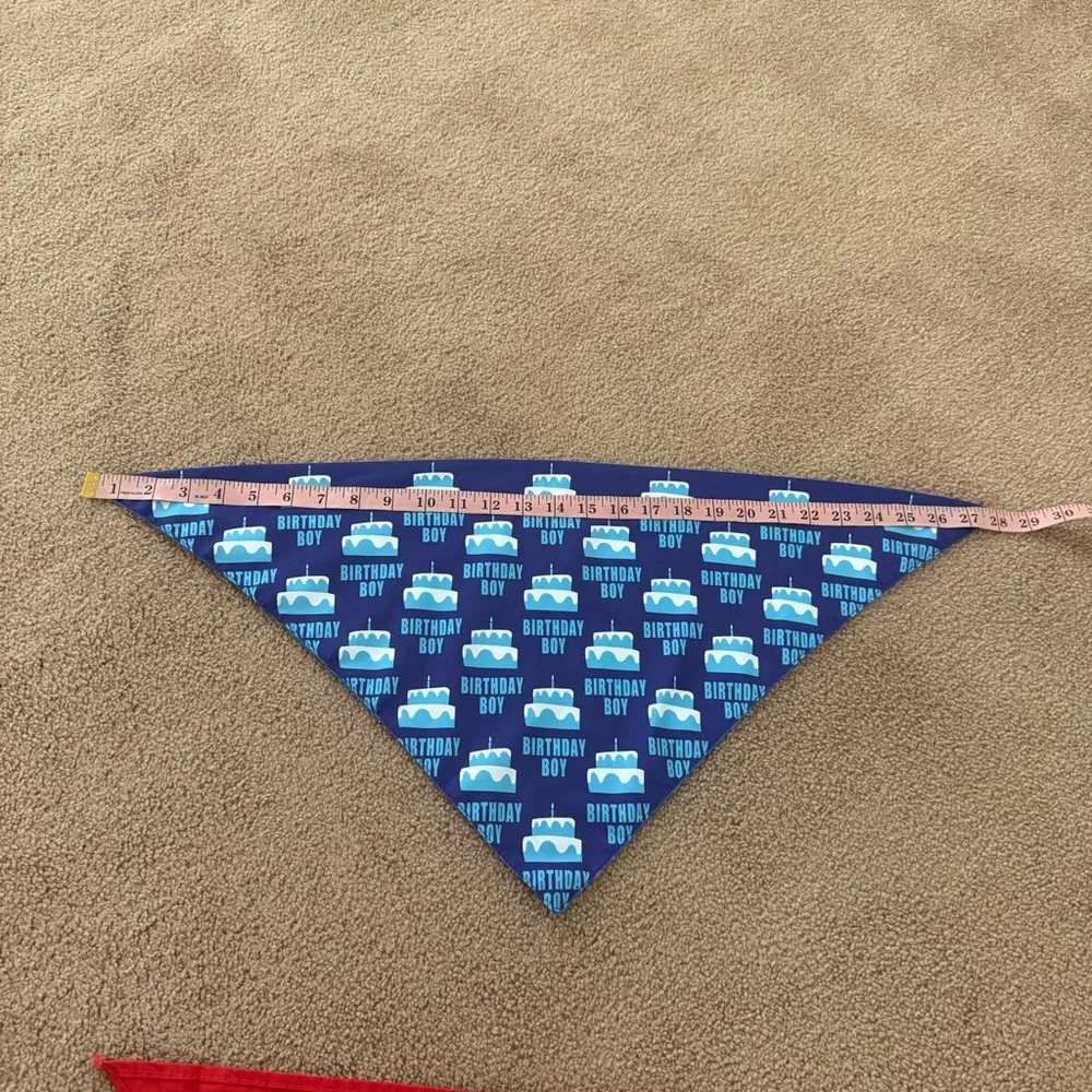 Birthday Dog Bandanas Set